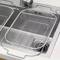 1pc, Stainless Steel Sink Strainer, Adjustable Kitchen Draining Basket for Washing Vegetables And Fruits, Sink Storage Rack, Dish Rack