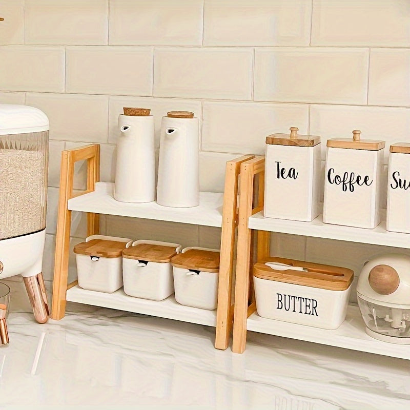 Kitchen Seasoning Storage Rack, Countertop Seasoning Storage Supplies, Multi-layer Seasoning Shelf