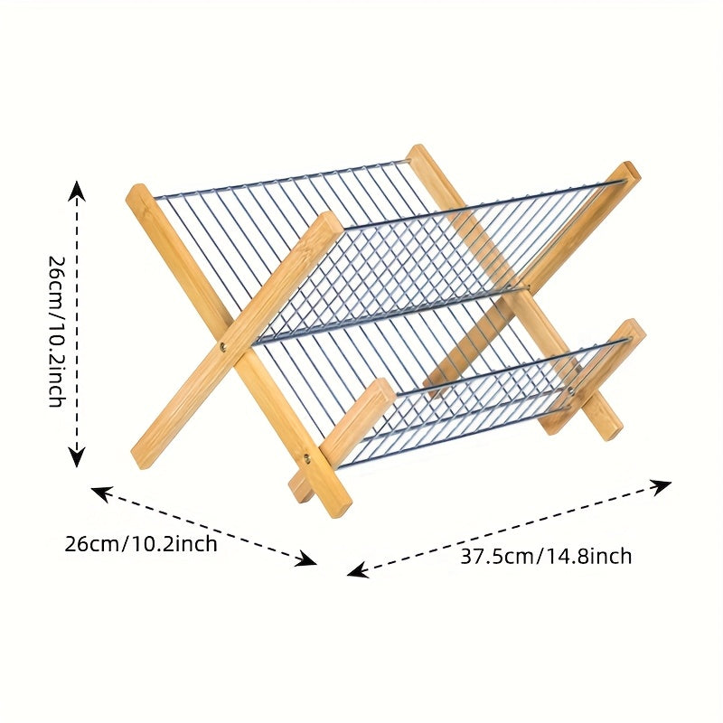 Multi-Layer Foldable Drain Bowl Rack