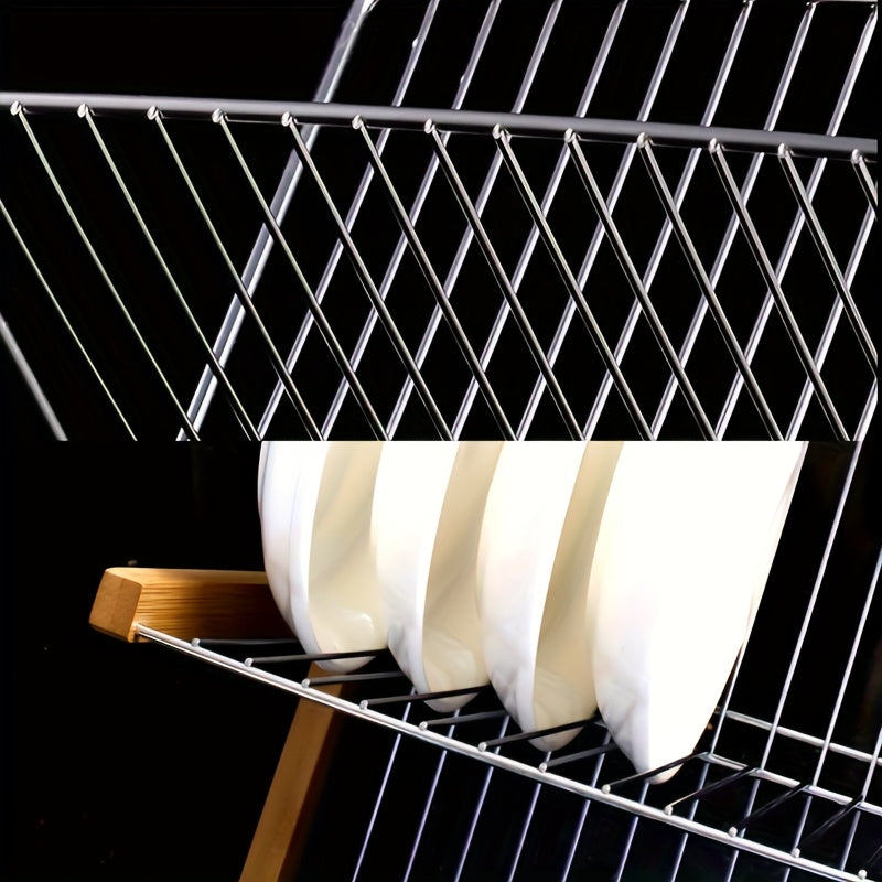 Multi-Layer Foldable Drain Bowl Rack